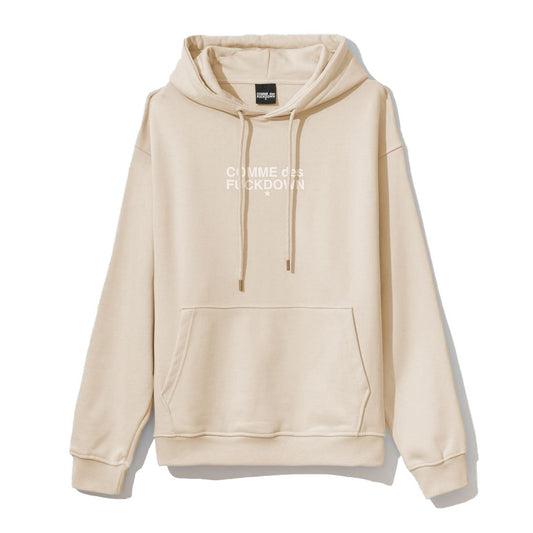 Beige Cotton Men Sweater