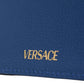 Elegant Blue Leather Card Holder Wallet