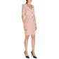 Pink Polyester Women Blazer