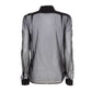 Elegant Tulle Blouse - Timeless Black Elegance