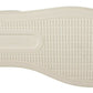 Italian Casual Leather Sneakers in White & Bordeaux