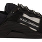Elegant Black Textile NS1 Sneakers with Logo Accent