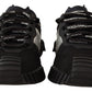 Elegant Black Textile NS1 Sneakers with Logo Accent