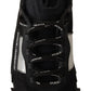 Elegant Black Textile NS1 Sneakers with Logo Accent