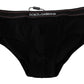 Sleek Black Brando Brief with Iconic Waistband