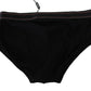 Sleek Black Brando Brief with Iconic Waistband
