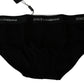 Elegant Black Cotton Briefs for Everyday Luxury