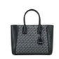 Kali Medium Black Signature PVC Satchel handbag Purse Ipad Case