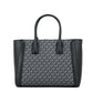 Kali Medium Black Signature PVC Satchel handbag Purse Ipad Case
