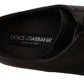 Elegant Black Leather Men's Formal Derby Shoes