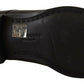Elegant Black Leather Derby Shoes