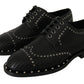 Elegant Black Leather Formal Mens Dress Shoes