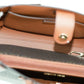 Kali Medium Brown Signature PVC Satchel Purse Handbag Ipad Case