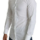 Elegant Slim Fit White Cotton Shirt