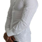 Elegant Slim Fit White Cotton Shirt