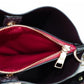 Mollie 22 Small Fairytale Rose Canvas Bucket Crossbody Bag Purse