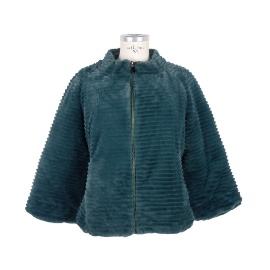 Green Polyester Women Jacket