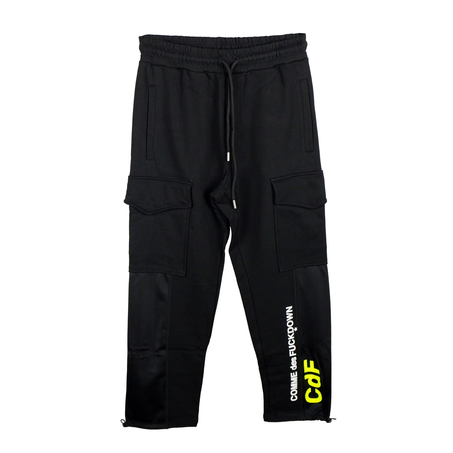 Black Cotton Men Pants
