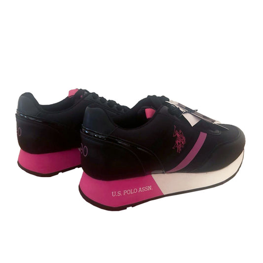 Black Nylon Women Sneaker