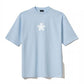 Light Blue Cotton Men T-Shirt