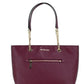 Jet Set Medium Mulberry Leather Front Zip Chain Tote Bag Handbag