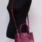 Mercer Medium Mulberry Leather Messenger Crossbody Handbag Purse