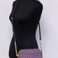 Jet Set Medium Bordeaux Signature PVC X Cross Dome Crossbody Bag