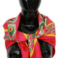 Exquisite Silk Cupcake Print Scarf