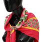Exquisite Silk Cupcake Print Scarf