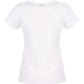 Chic White Cotton Tee with Brass Logo