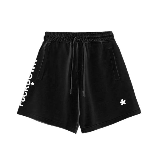 Black Cotton Men Short