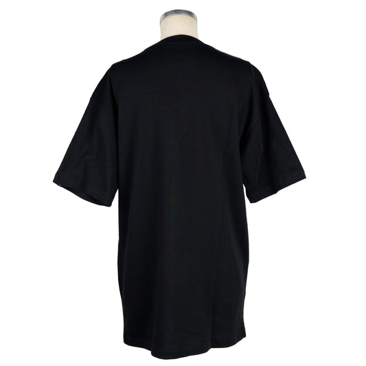 Black Cotton Women Sweatshirt