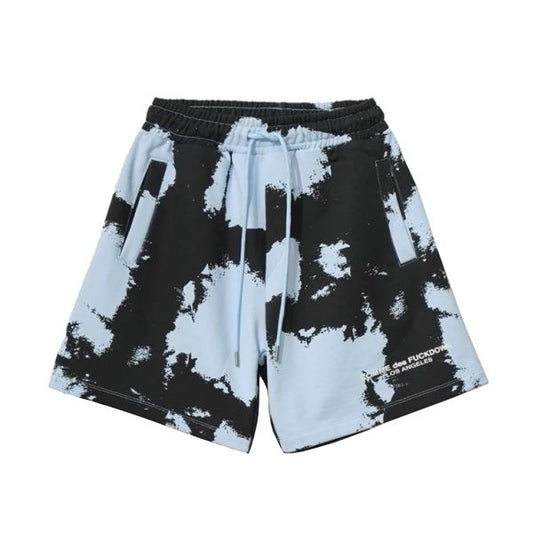 Light Blue Cotton Men Short