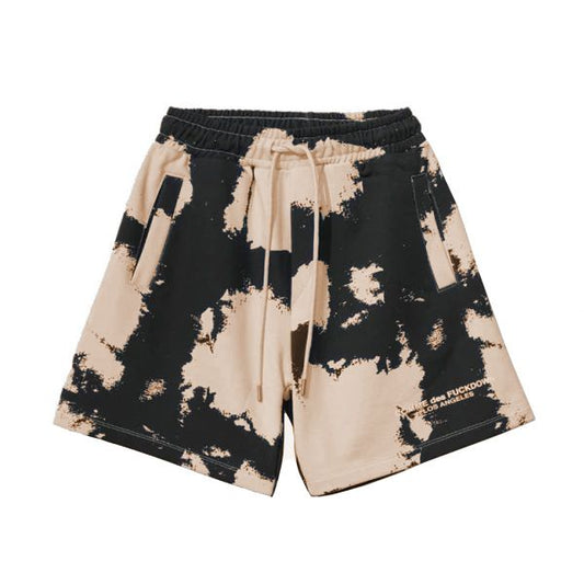 Beige Cotton Men Short