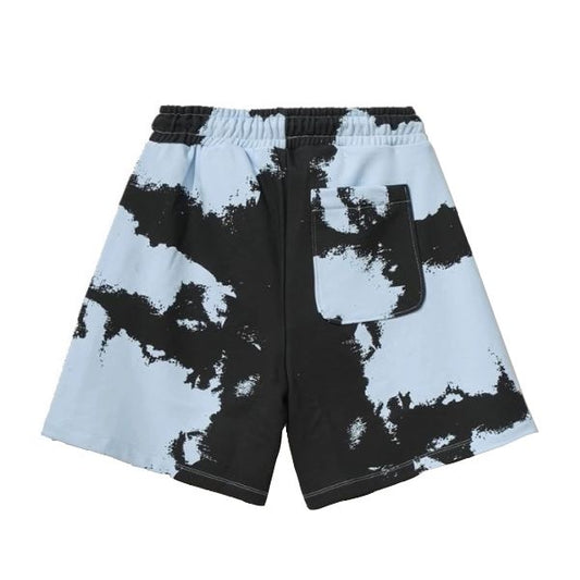 Light Blue Cotton Men Short