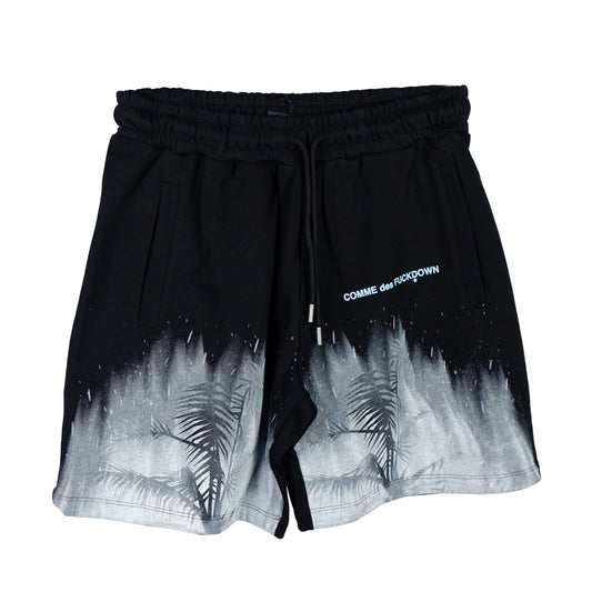 Black Cotton Men Short