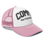 Pink Visor Mesh Hat with Logo Print