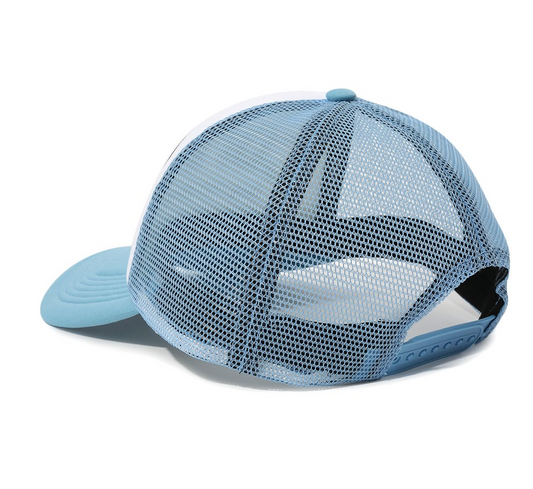 Light Blue Polyester Women Hat