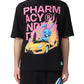 Black Cotton Men T-Shirt