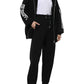 Black Cotton Women Sweater