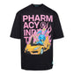 Black Cotton Men T-Shirt