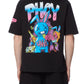 Black Cotton Men T-Shirt