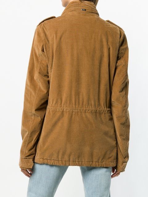 Brown Cotton Women Jacket