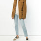Brown Cotton Women Jacket