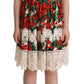 Floral Shift Short Sleeve Dress