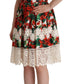 Floral Shift Short Sleeve Dress