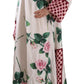 Floral Silk Kaftan Dress - Blossom Enchantment