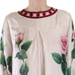 Floral Silk Kaftan Dress - Blossom Enchantment