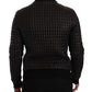 Elegant Black Bomber Jacket