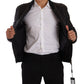 Elegant Black Bomber Jacket